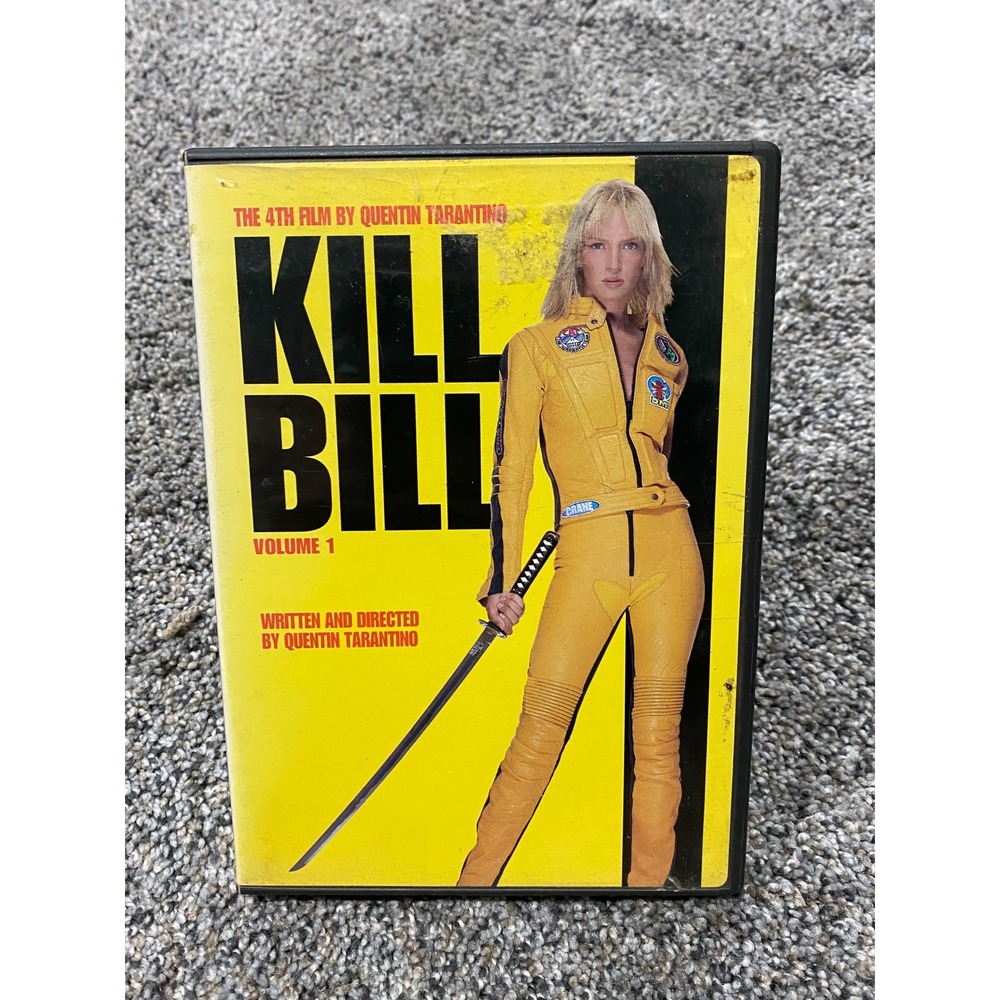 Miramax Kill Bill Volume 1 DVD Unisex OS Yellow Good Quentin Tarantino Action